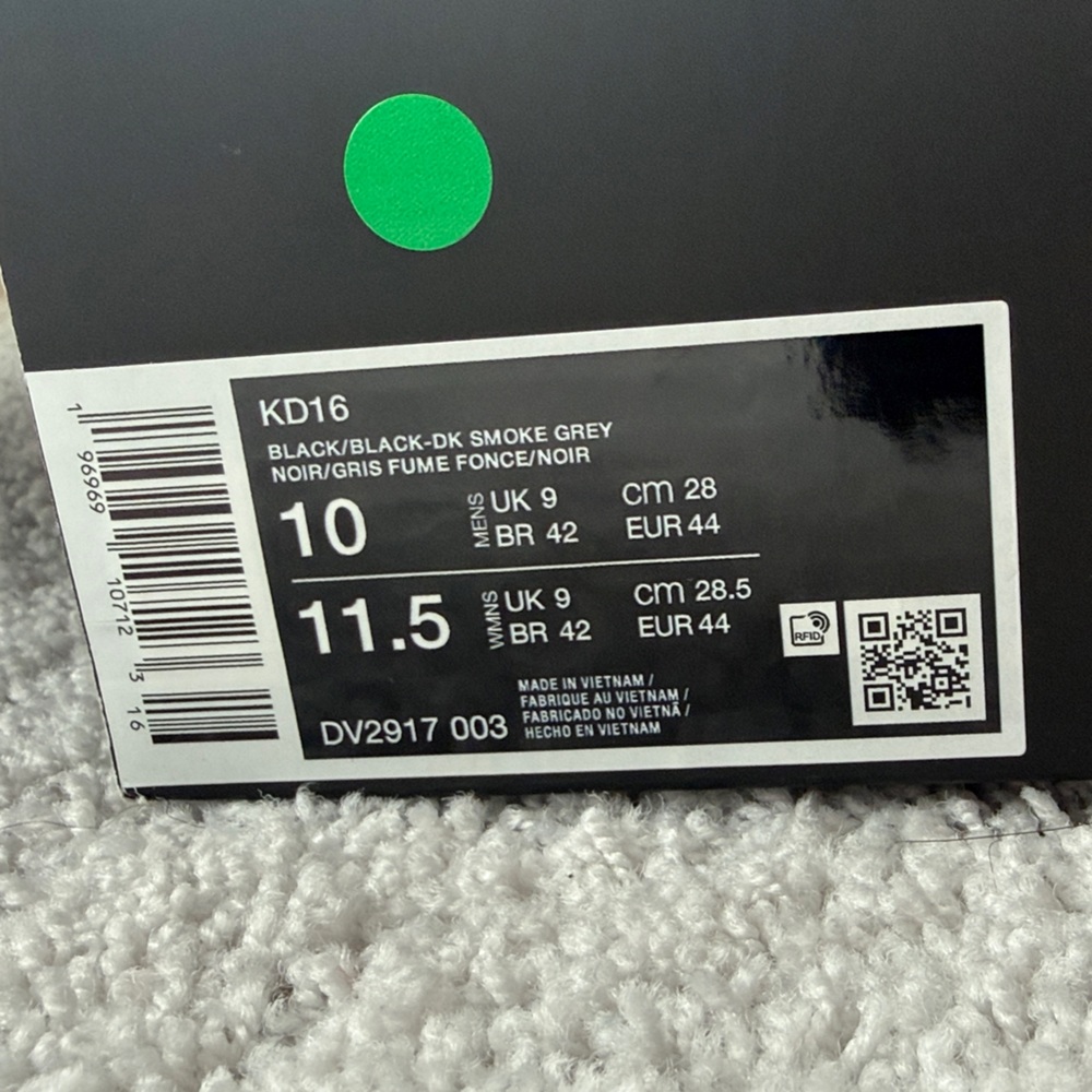 Nike KD 16 NRG 'Boardroom Size 10 NWT - Picture 12 of 12